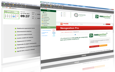 Captura de Neogestion Pro, Completa aplicación de gestión con compras, almacén y ventas.